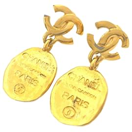 Chanel-Chanel Coco Mark Cambon Plate Clip Earrings-Other