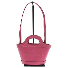 Marni Tropicalia Pink Shoulder Tote Bag Pink