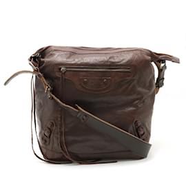 Balenciaga-Balenciaga The Day Shoulder Bag-Brown