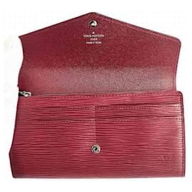 Louis Vuitton-Louis Vuitton Epi Portefeuille Sarah M41958 Long Wallet-Pink
