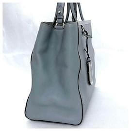 Fendi-Fendi 2way Tote Bag in Blue and Gray-Brown,Blue