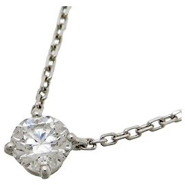 Collar de diamante Cartier Love Support Blanco