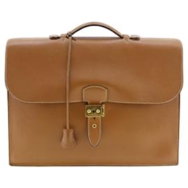 Hermès-Hermes Sac Adepeche 41 Briefcase-Brown