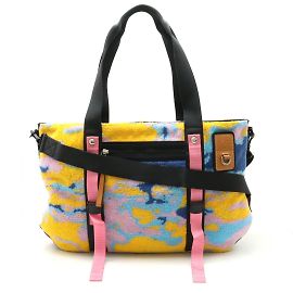 Loewe Fleece Tote Bag Black Multiple colors