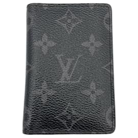 Louis Vuitton-Louis Vuitton Monogram Eclipse Organizer de Poche Card Case-Blue,Monogram