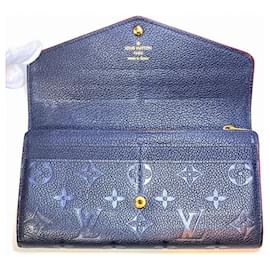 Louis Vuitton-Louis Vuitton Monogram Empreinte Long Bill Wallet-Red