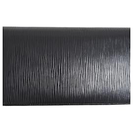 Louis Vuitton-Louis Vuitton Epi Leather Long Wallet-Black