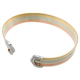 Cartier-Cartier 2C Diamond Women's Bangle-Pink,White,Yellow