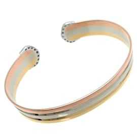 Cartier-Cartier 2C Diamond Women's Bangle-Pink,White,Yellow