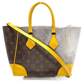 Louis Vuitton Phoenix PM Handbag Brown Yellow Monogram