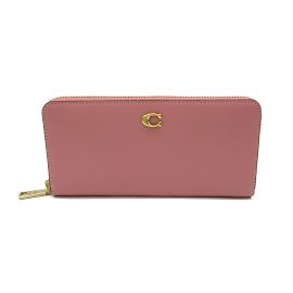 COACH Pink Leather Bi-Fold Wallet Pink