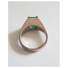 Autre Marque-Emerald Ring 2.26 ct - Modern - White Gold-Silvery