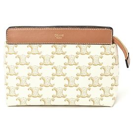 Céline Triomphe Reisetasche von CELINE Weiß