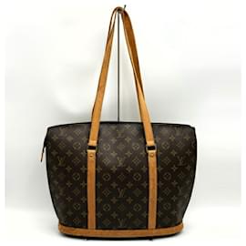 Louis Vuitton-Louis Vuitton Monogram Babylon Tote Bag-Brown