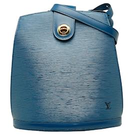 Louis Vuitton-Louis Vuitton Epi Cluny Shoulder Bag-Blue