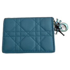 Dior Monederos, carteras, estuches Azul