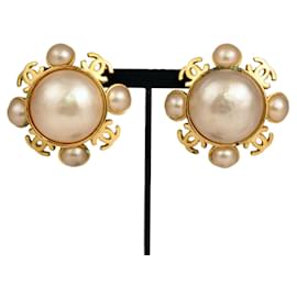 Chanel-Chanel Coco Mark Clip Earrings-Other