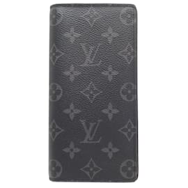 Louis Vuitton-Louis Vuitton Monogram Eclipse Long Wallet-Black