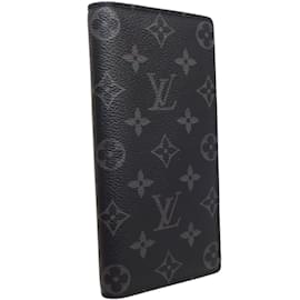 Louis Vuitton-Louis Vuitton Monogram Eclipse Long Wallet-Black