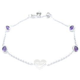 GUCCI Herzanhängerarmband Silber