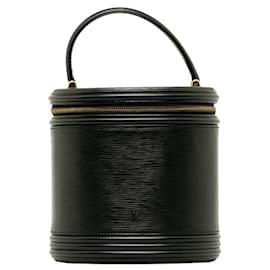 Louis Vuitton-Louis Vuitton Epi Cannes Handbag Vanity Bag-Black