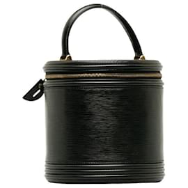 Louis Vuitton-Louis Vuitton Epi Cannes Handbag Vanity Bag-Black