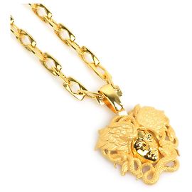Collier en métal doré Medusa de Versace Doré