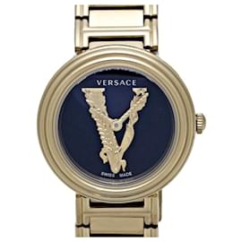 Versace-Relógio feminino em aço inoxidável Versace Virtus Duo-Outro