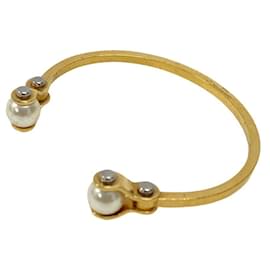 Louis Vuitton-Louis Vuitton Gold Cuff LV Speedy Bangle-Golden