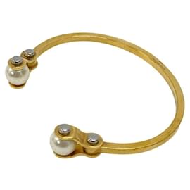 Louis Vuitton-Louis Vuitton Gold Cuff LV Speedy Bangle-Golden
