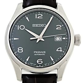 Seiko-Seiko Presage Prestige Line Green Enamel Men's Watch-Green