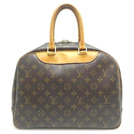Louis Vuitton-Louis Vuitton Deauville Boston Bag-Brown,Other,Monogram