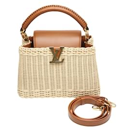 Louis Vuitton-Louis Vuitton Capucines BB Shoulder Bag-Brown,Beige