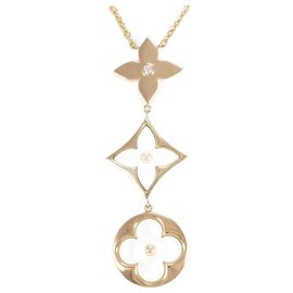 Collana Louis Vuitton Cravate Blossom Nacré D'oro