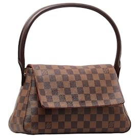 Louis Vuitton-Louis Vuitton Damier Looping Handbag-Brown,Damier ebene