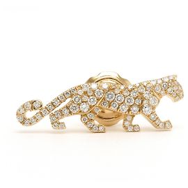 Cartier Panthère Brosche aus 18K Gelbgold mit Diamant Golden