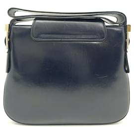 Gucci-Gucci Black Leather Shoulder Bag-Black