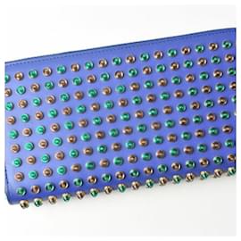 Christian Louboutin-Christian Louboutin Bi-Fold Wallet-Blue,Multiple colors