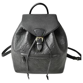 Louis Vuitton-Louis Vuitton Monogram Empreinte Montsouris PM Backpack-Black