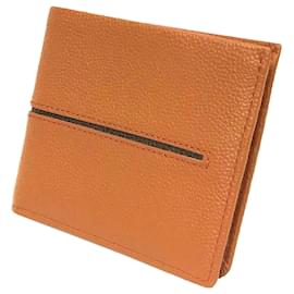 Portafoglio tri-fold in pelle cammello Tod's Cammello