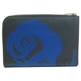 Hermès-Hermes Compact Wallet Remix Duo Chimer-Blue