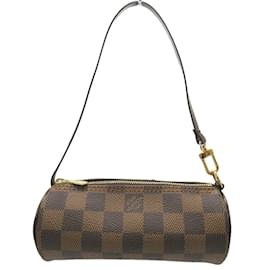 Louis Vuitton-Pochette Louis Vuitton Damier Papillon Marron-Marron