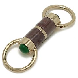 Bulgari Portachiavi Bvlgari Marrone Verde