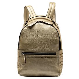 Bottega Veneta Intrecciato Backpack Golden