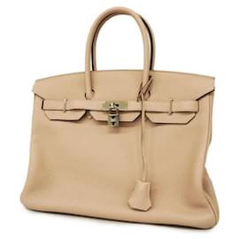 Hermès-Hermes Birkin 35 Handbag in Taurillon Clemence Leather-Other