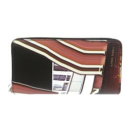 Alfred Dunhill Dunhill Kenta Cobayashi Leather Long Wallet Black