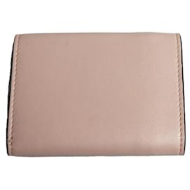 Fendi-Fendi Tri-Fold Mini Wallet in Pink-Pink