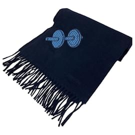 Hermès-Hermes Scarf with Dumbbell Embroidery-Other
