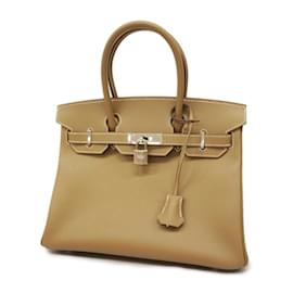 Hermès-Hermes Birkin 30 Handbag in Etoupe Gray-Taupe