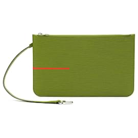Louis Vuitton-Pochete Louis Vuitton Epi Neverfull MM-Outro,Laranja
